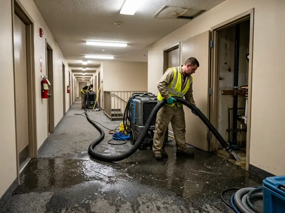 multi-unit-apartment-hallway-f-005 — frequently asked questions, Emergency Burst Pipe Water Extraction & Removal in Burtonsv…